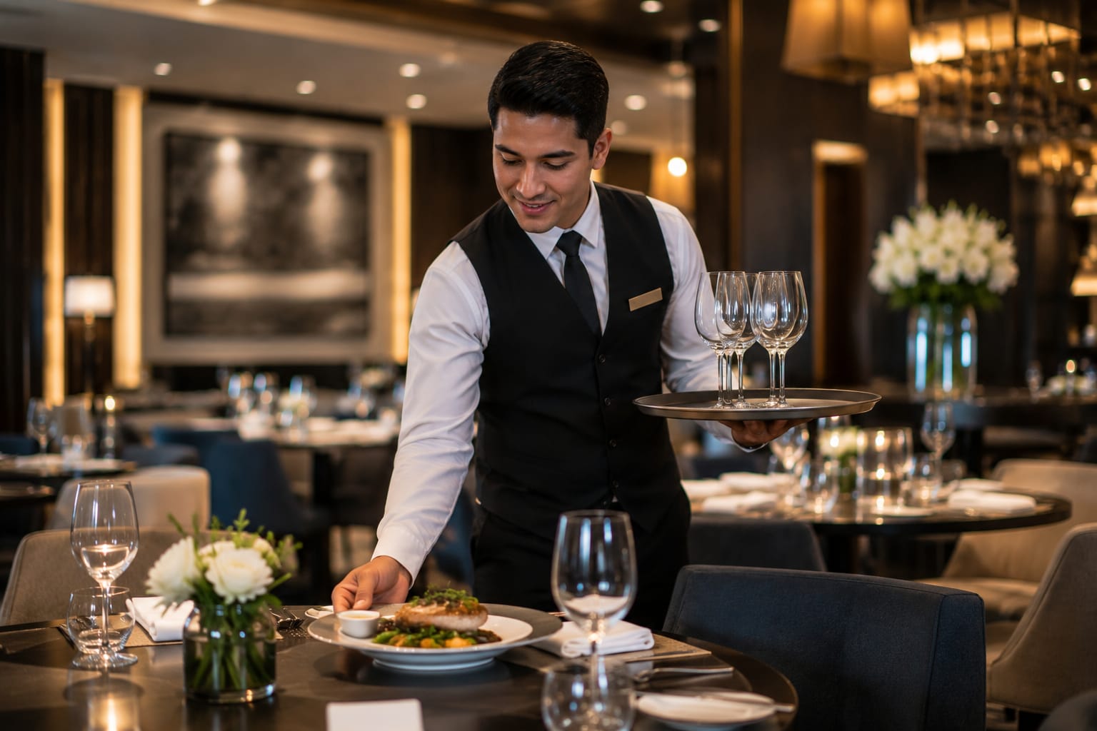 Hospitality housekeeping professional